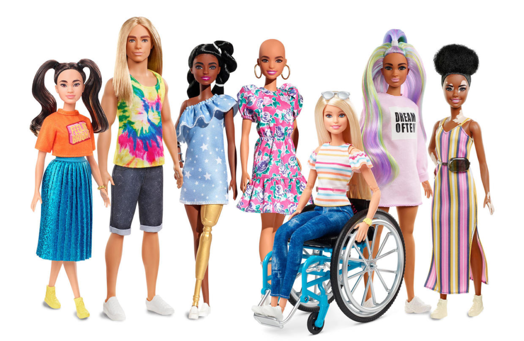Diverse Barbie Dolls